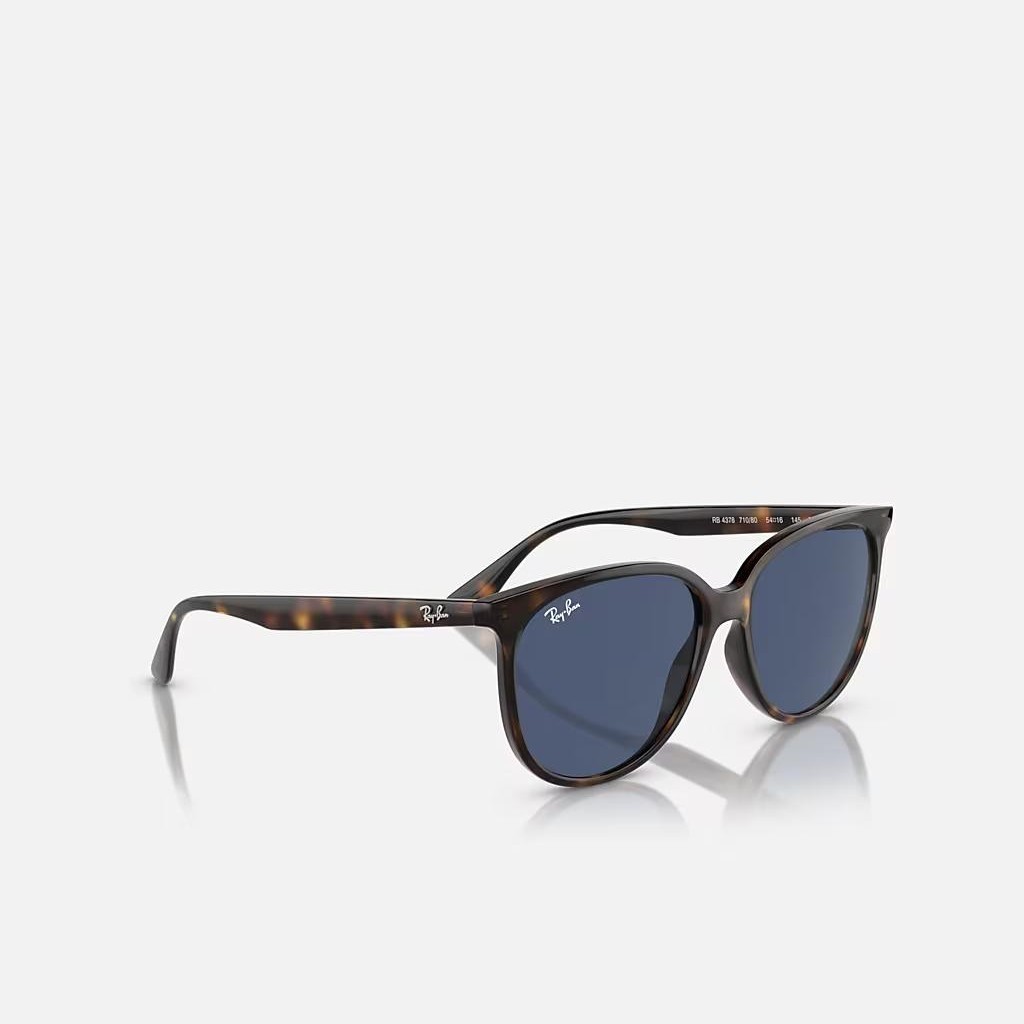 Kính Ray-Ban Rb4378 Nâu Xanh Dương Đậm