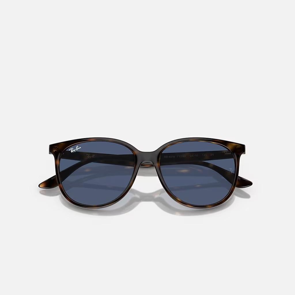 Kính Ray-Ban Rb4378 Nâu Xanh Dương Đậm