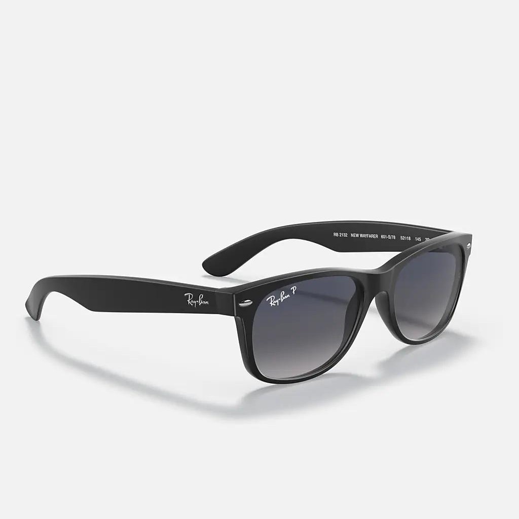 Kính Ray-Ban New Wayfarer Classic Polarized Đen Nhám Xanh Lá