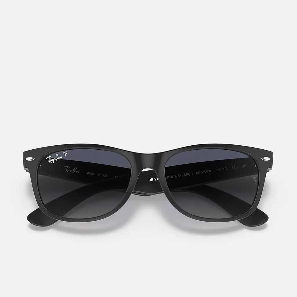 Kính Ray-Ban New Wayfarer Classic Polarized Đen Nhám Xanh Lá