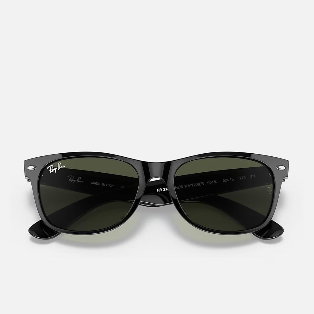 Kính Ray-Ban New Wayfarer Classic Đen Xanh Lá Đậm