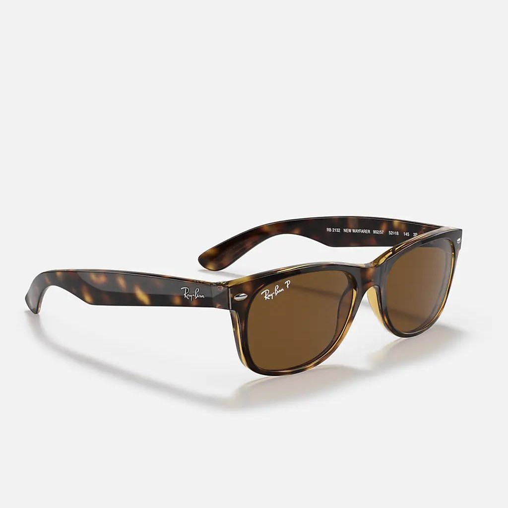 Kính Ray-Ban New Wayfarer Classic Polarized Nâu