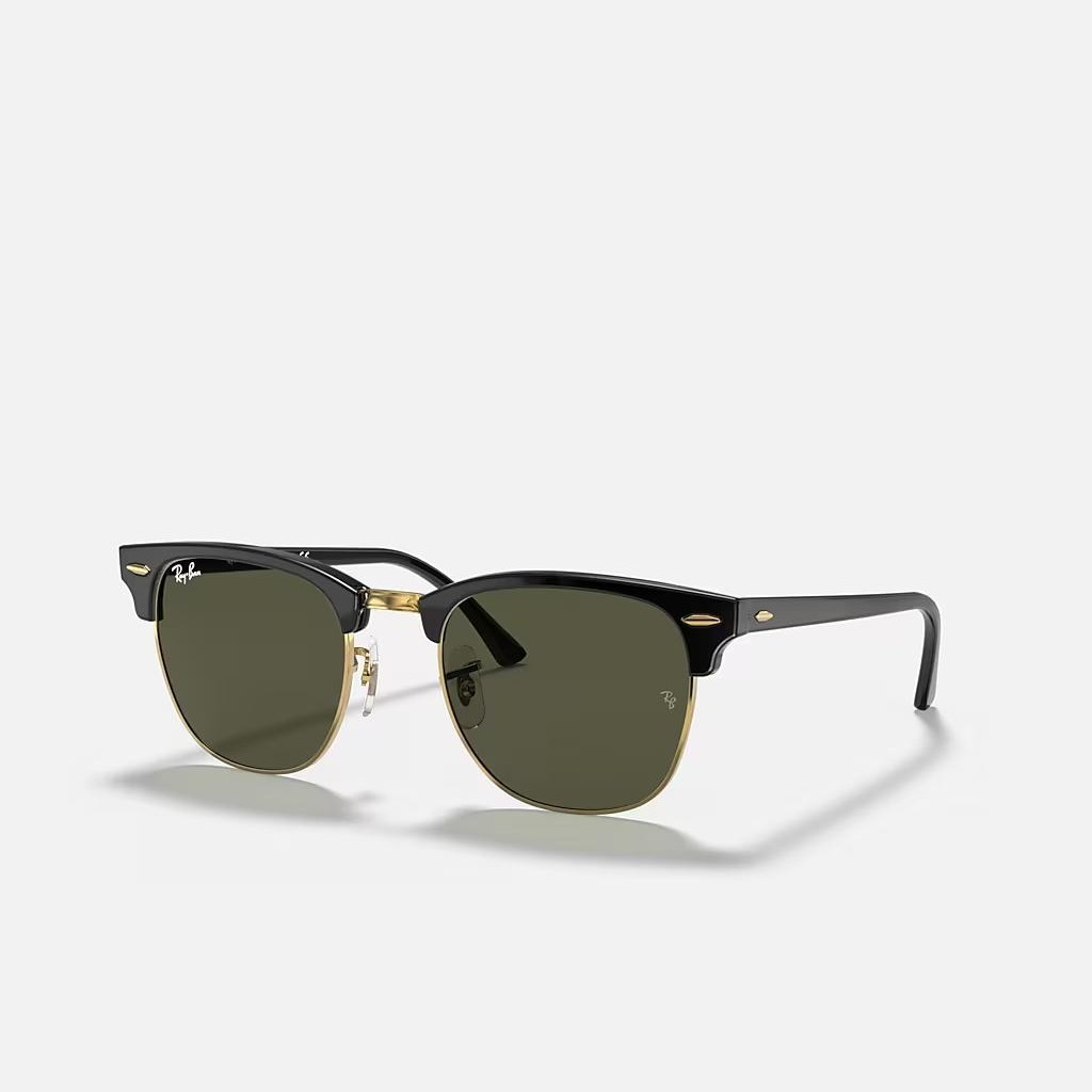 Kính Ray-Ban Clubmaster Classic Đen Vàng Xanh Lá