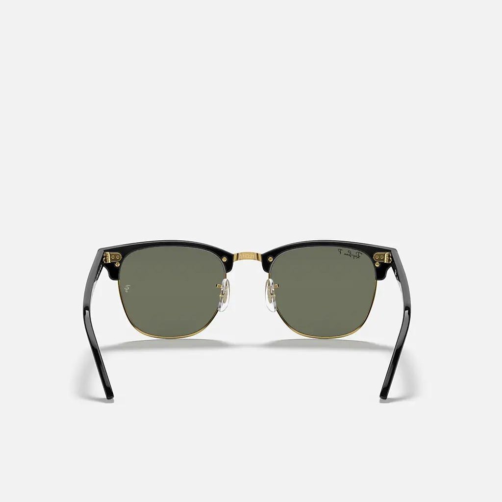 Kính Ray-Ban Clubmaster Classic Polarized Đen Vàng Xanh Lá