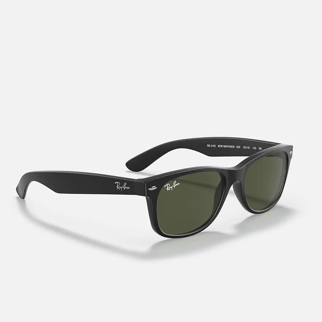 Kính Ray-Ban New Wayfarer Classic Đen Nhám Xanh Lá