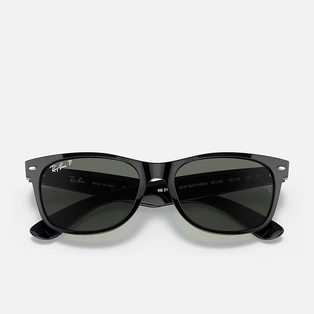 Kính Ray-Ban New Wayfarer Classic Polarized Đen Xanh Lá