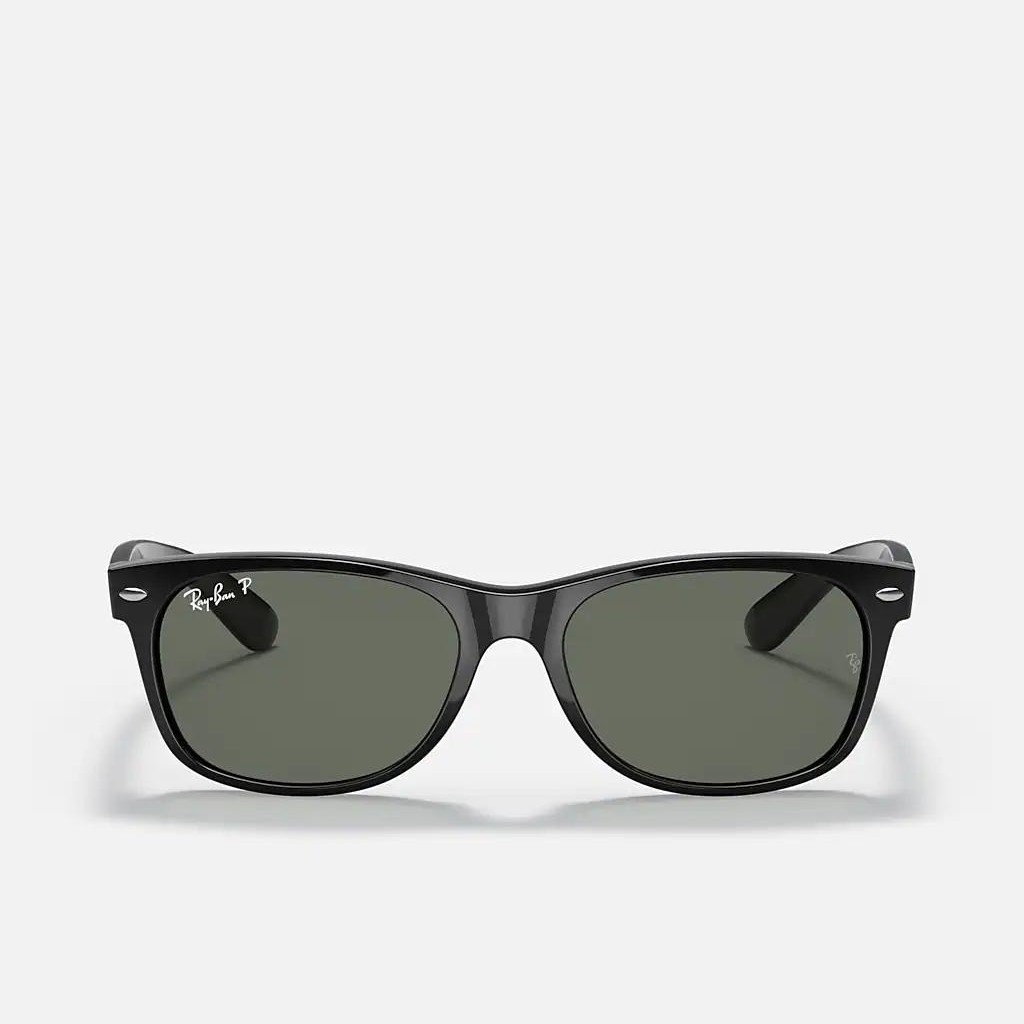 Kính Ray-Ban New Wayfarer Classic Polarized Đen Xanh Lá