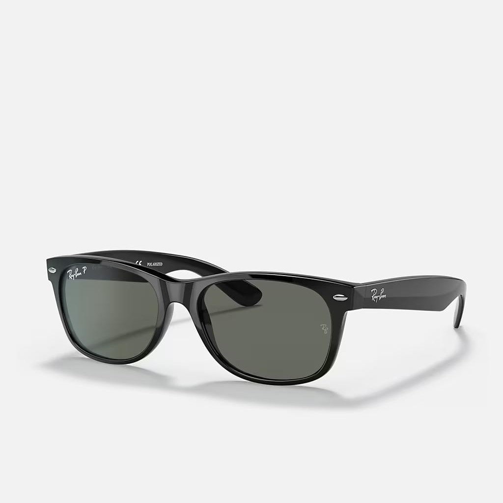 Kính Ray-Ban New Wayfarer Classic Polarized Đen Xanh Lá