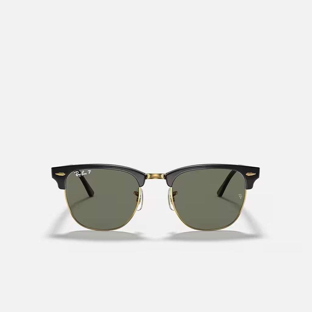 Kính Ray-Ban Clubmaster Classic Polarized Đen Xanh Lá