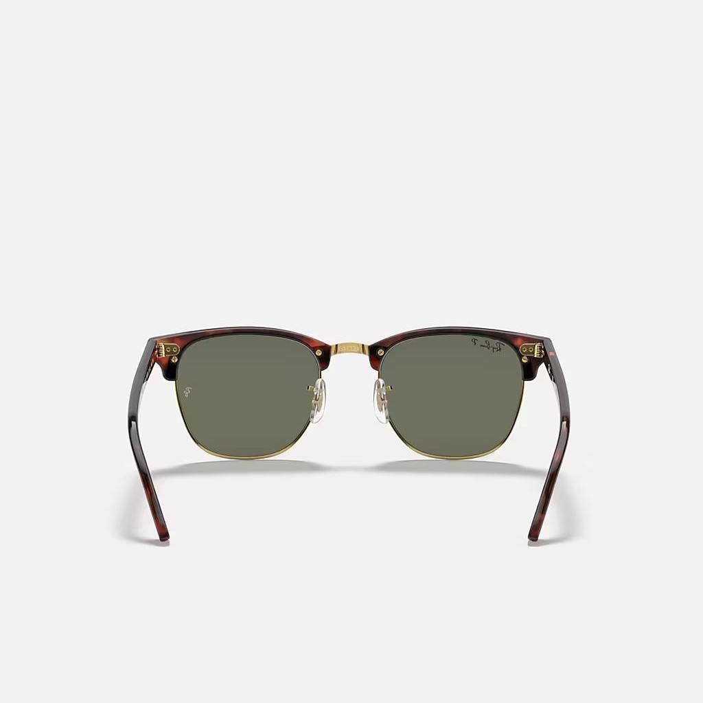 Kính Ray-Ban Clubmaster Classic Polarized Đỏ Nâu Xanh Lá