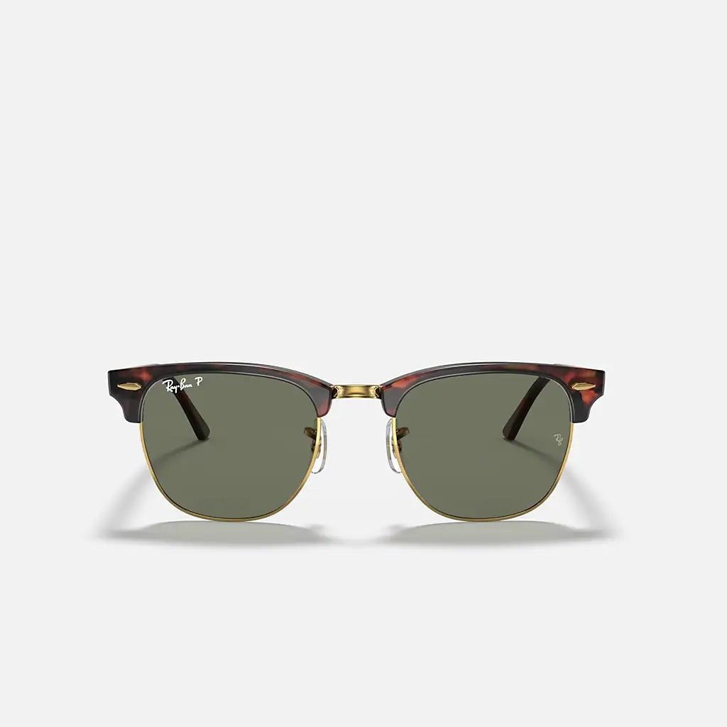 Kính Ray-Ban Clubmaster Classic Polarized Đỏ Nâu Xanh Lá