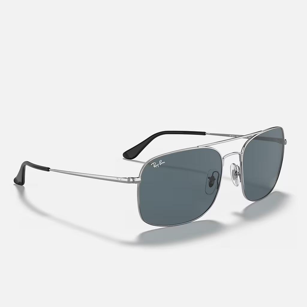 Kính Ray-Ban Rb3611 Bạc Xanh Dương