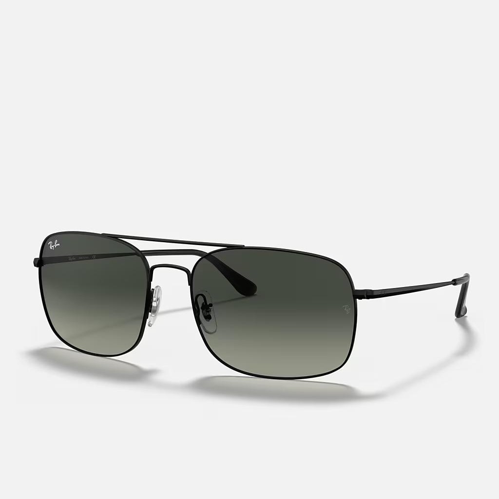 Kính Ray-Ban Rb3611 Đen Nhám Xám