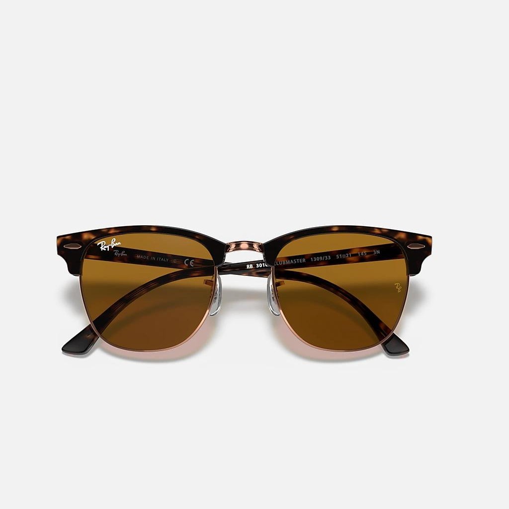 Kính Ray-Ban Clubmaster Classic Nâu Sáng