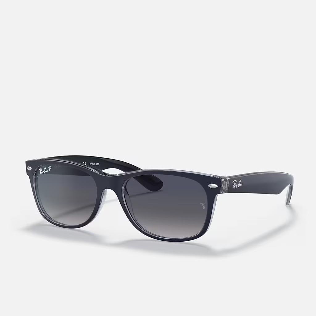 Kính Ray-Ban New Wayfarer Classic Polarized Xanh Dương Nhám