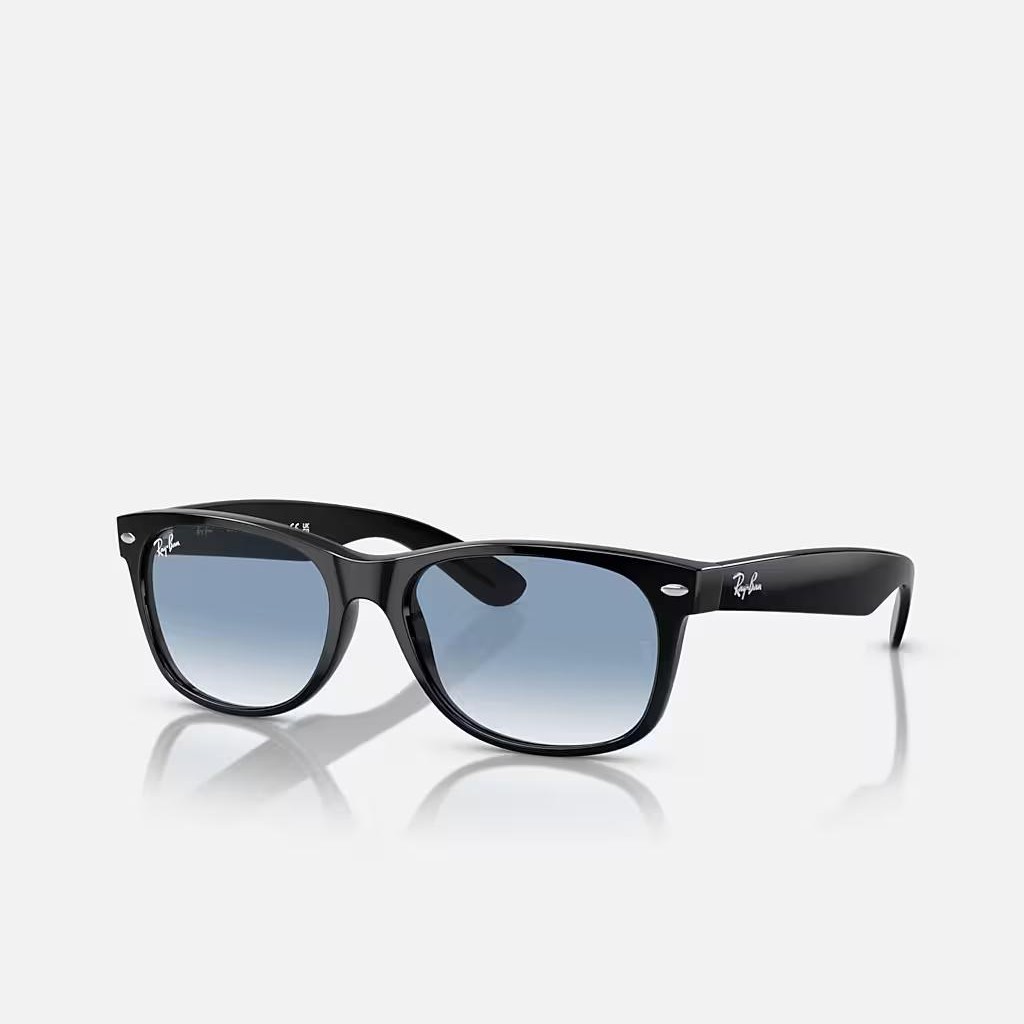 Kính Ray-Ban New Wayfarer Classic Đen Xanh Dương Sáng