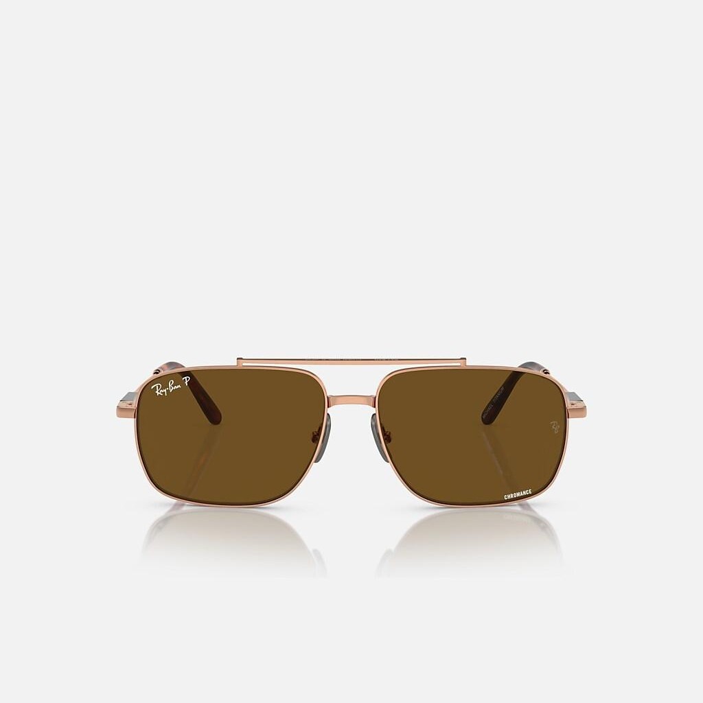 Kính Ray-Ban Michael Titanium Polarized Nâu Sáng