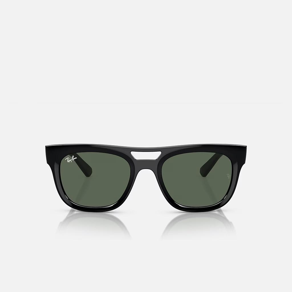 Kính Ray-Ban Phil Bio-Based Đen Xanh Lá