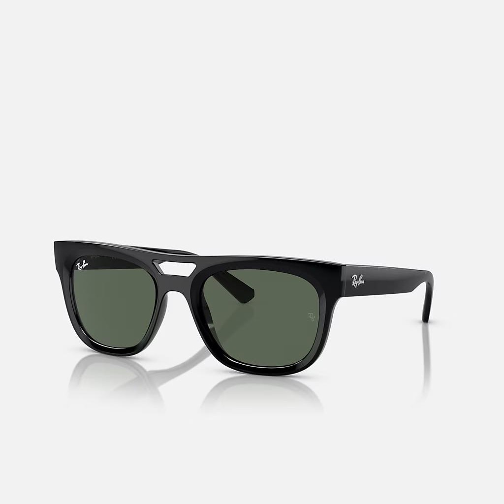 Kính Ray-Ban Phil Bio-Based Đen Xanh Lá