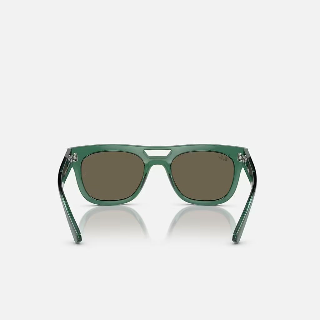 Kính Ray-Ban Phil Bio-Based Xanh Lá Trong Nâu