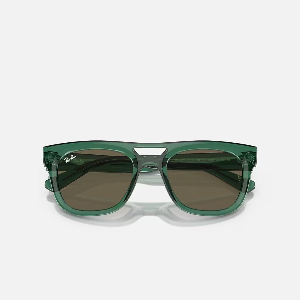 Kính Ray-Ban Phil Bio-Based Xanh Lá Trong Nâu