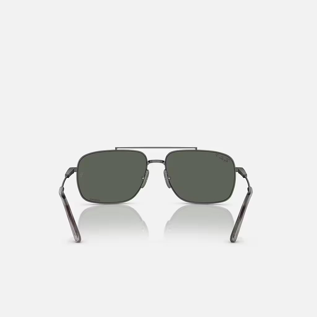 Kính Ray-Ban Michael Titanium Polarized Xám Bạc