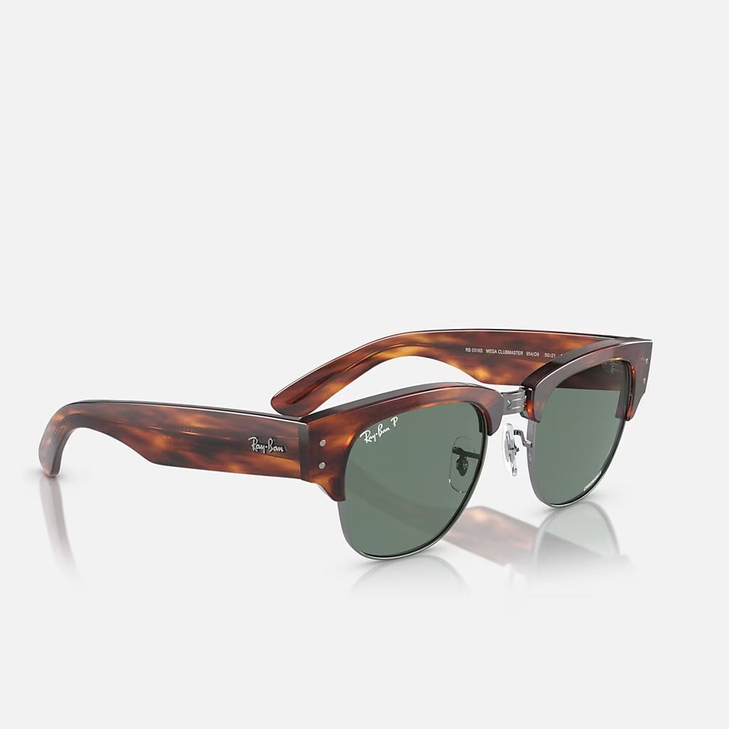 Kính Ray-Ban Mega Clubmaster Holiday Limited Nâu Xanh Lá