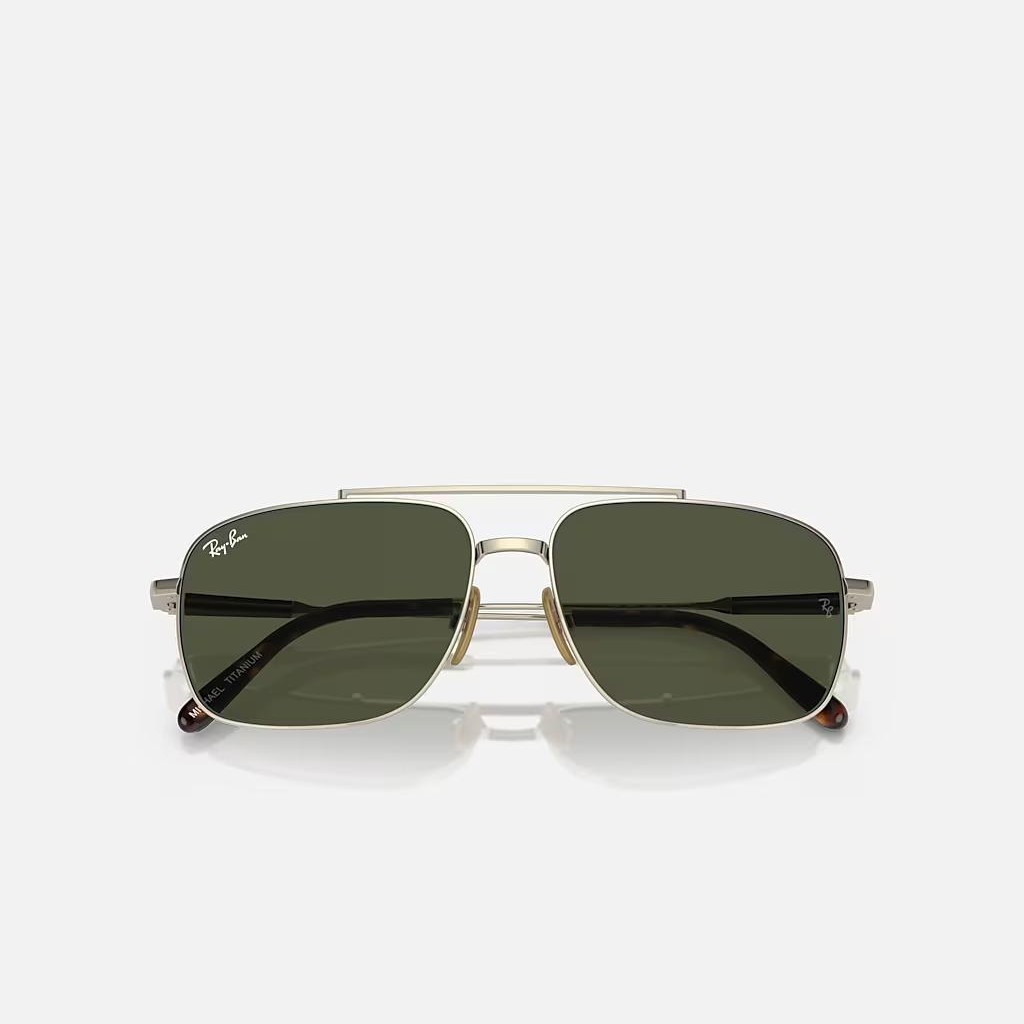 Kính Ray-Ban Michael Titanium Vàng Xanh Lá