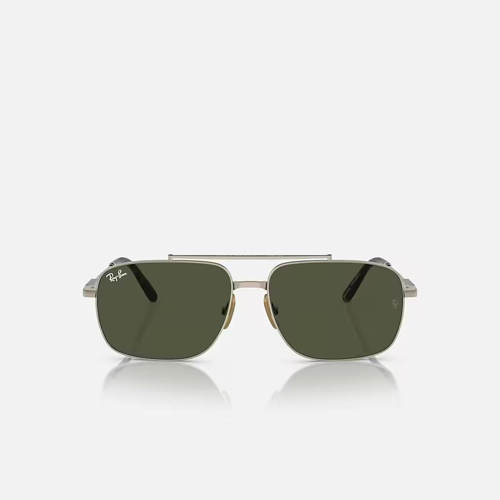 Kính Ray-Ban Michael Titanium Vàng Xanh Lá