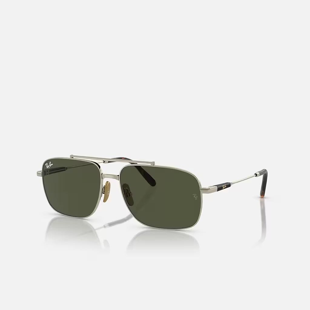 Kính Ray-Ban Michael Titanium Vàng Xanh Lá