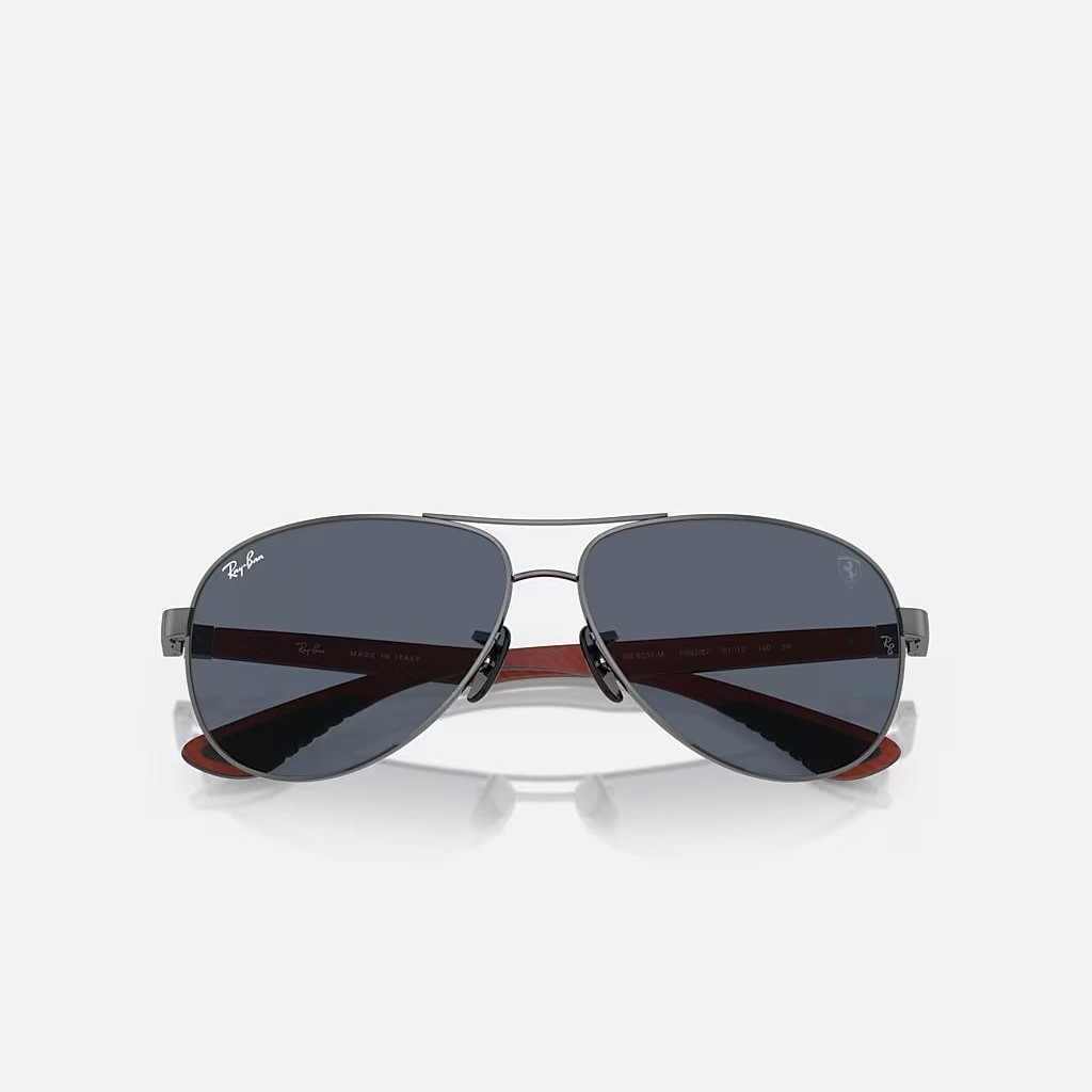 Kính Ray-Ban Scuderia Ferrari Las Vegas Ltd | Rb8331M Xám Đậm