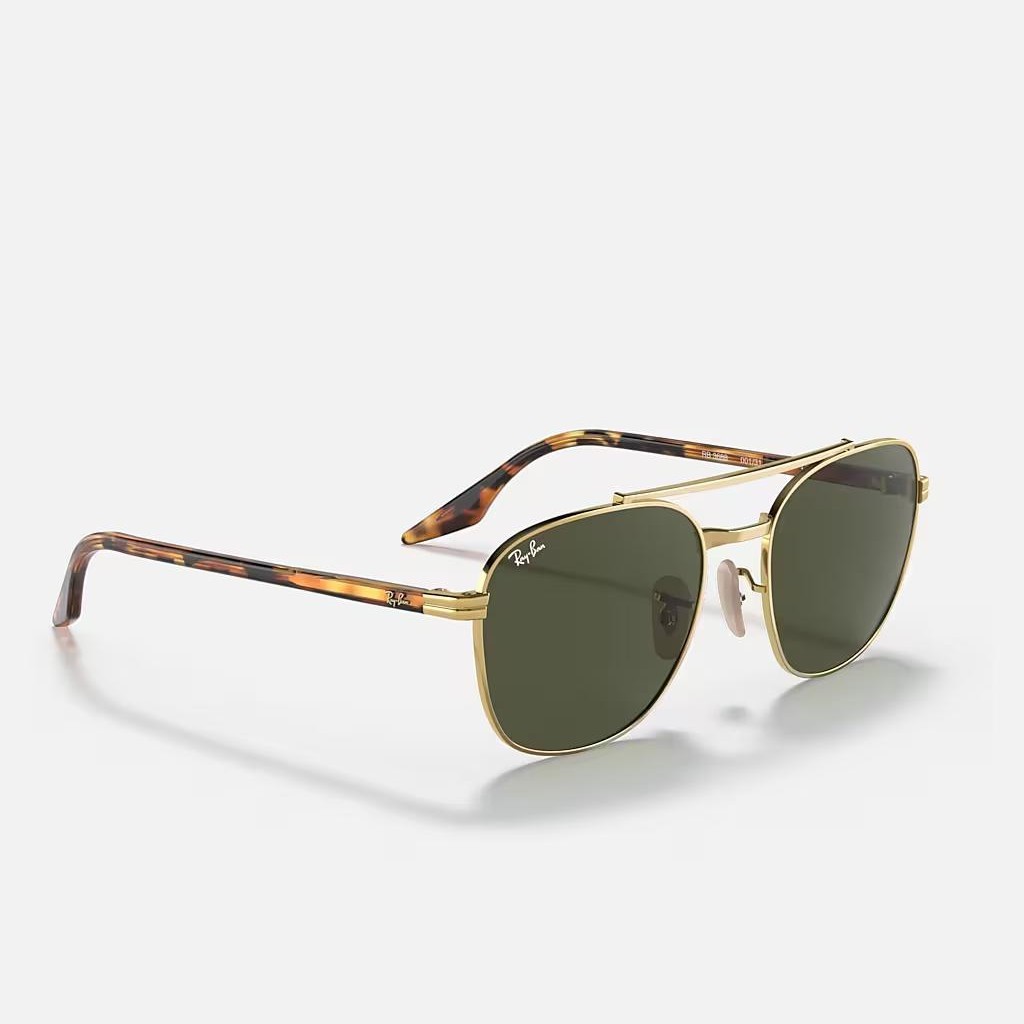 Kính Ray-Ban Rb3688 Vàng Xanh Lá