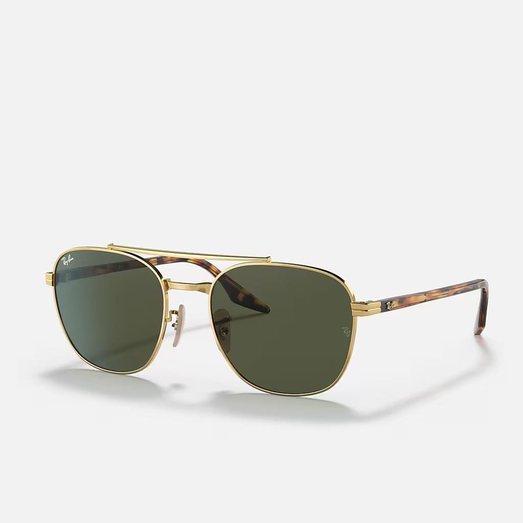 Kính Ray-Ban Rb3688 Vàng Xanh Lá