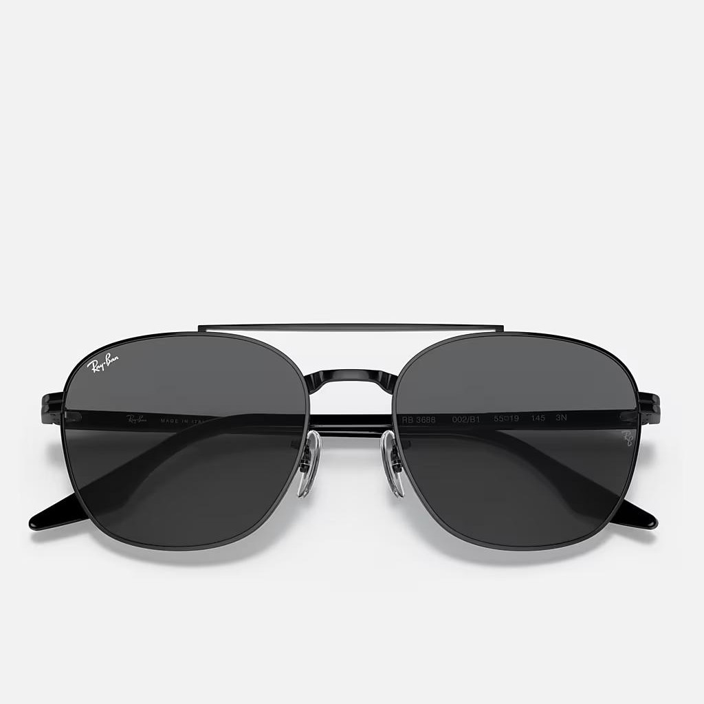 Kính Ray-Ban Rb3688 Đen Xám Đậm