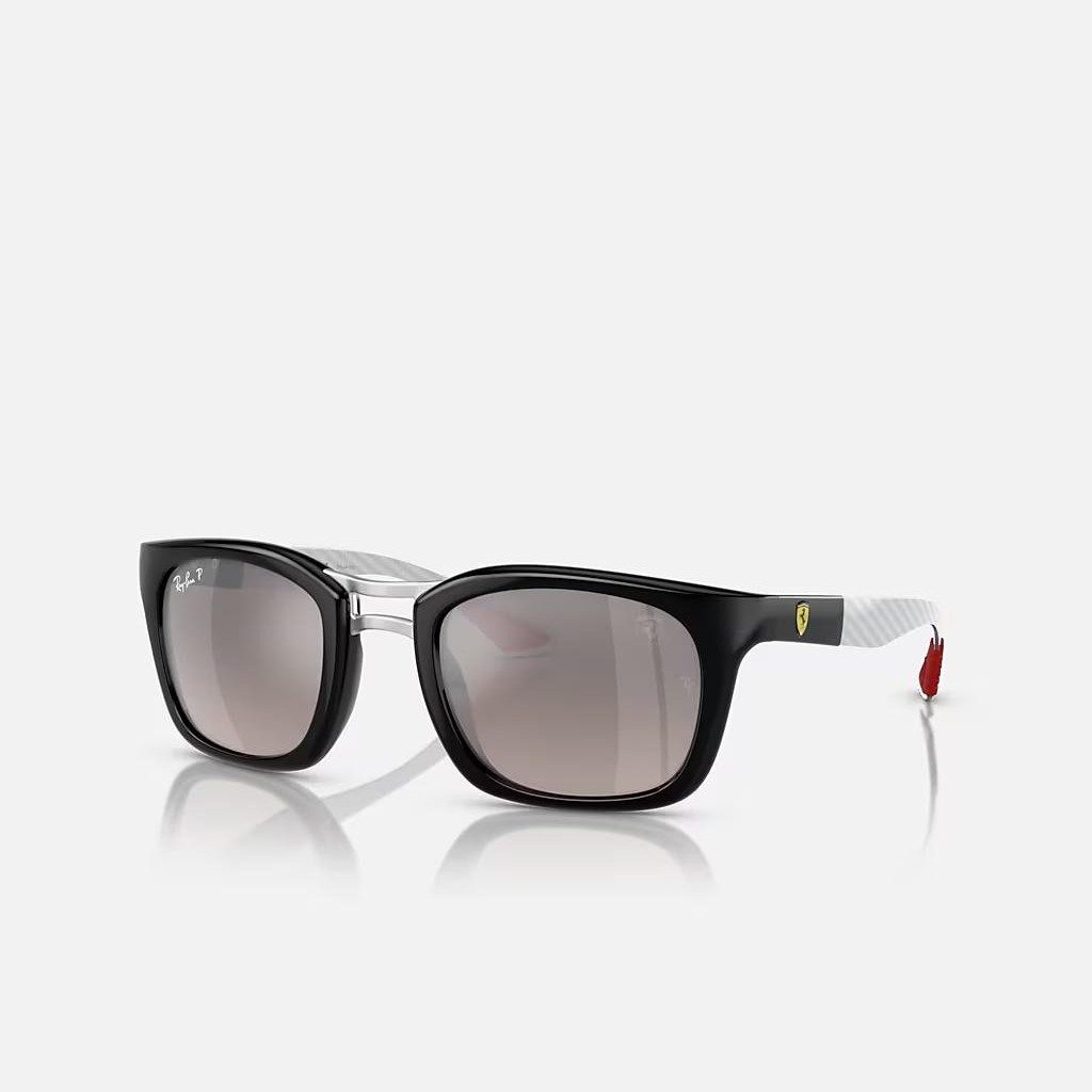 Kính Ray-Ban Rb8362M Scuderia Ferrari Collection Polarized Đen Xám