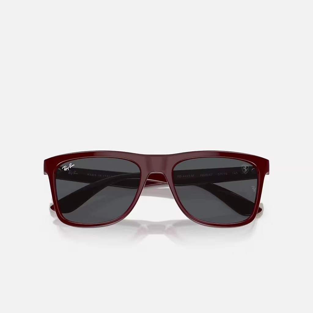 Kính Ray-Ban Rb4413M Scuderia Ferrari Collection Đỏ Đậm Xám