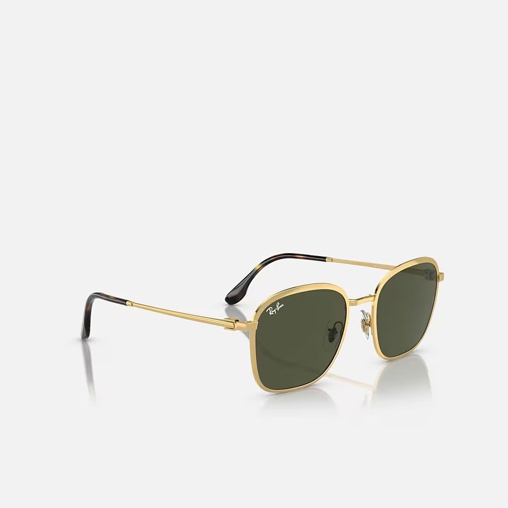 Kính Ray-Ban Rb3720 Vàng Xanh Lá