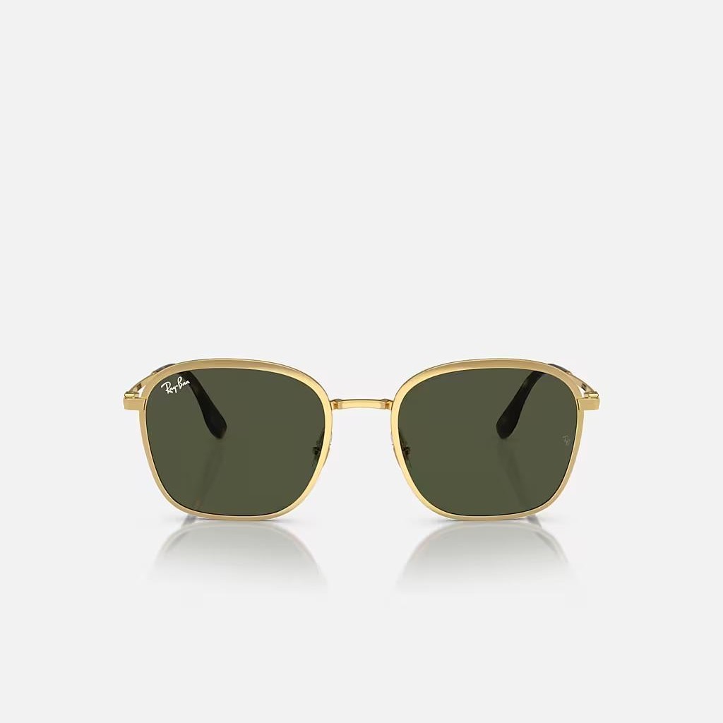 Kính Ray-Ban Rb3720 Vàng Xanh Lá