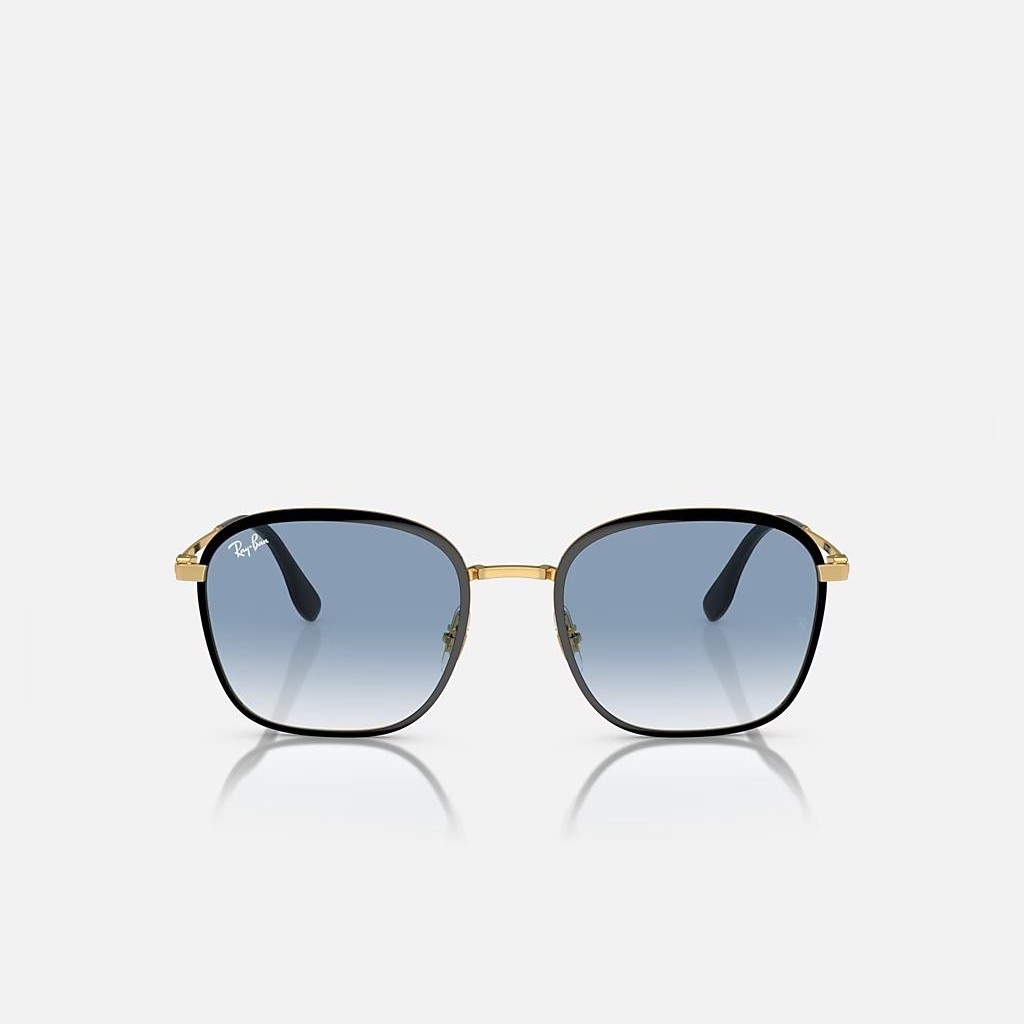 Kính Ray-Ban Rb3720 Đen Vàng Xanh Dương Sáng