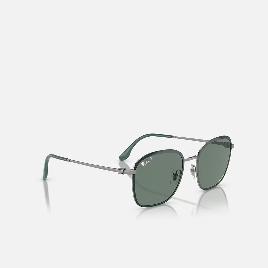 Kính Ray-Ban Rb3720 Polarized Xanh Lá Xám