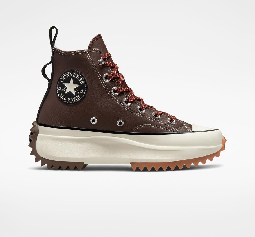 Giày Converse CRun Star Hike Platform Leather Nam Nâu