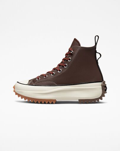 Giày Converse CRun Star Hike Platform Leather Nam Nâu