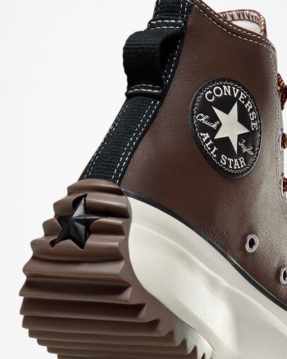 Giày Converse CRun Star Hike Platform Leather Nam Nâu