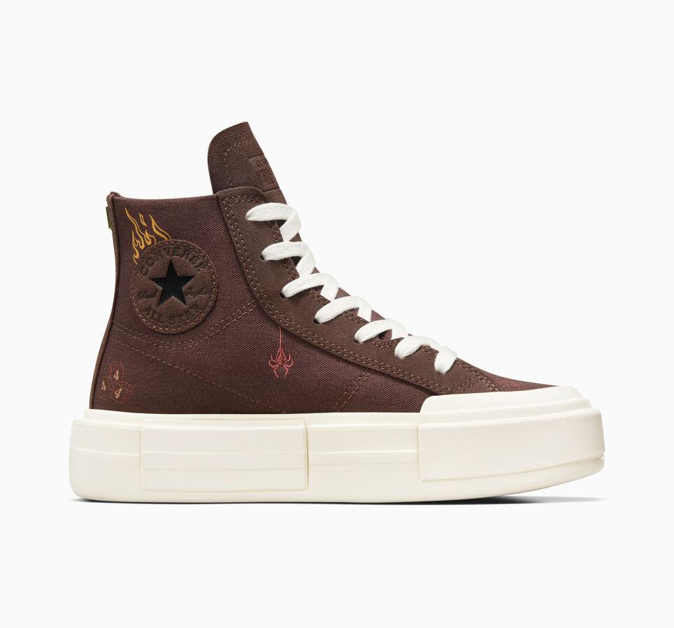 Giày Converse Chuck Taylor All Star Cruise Tiny Tattoos Cổ Cao Nam Nâu