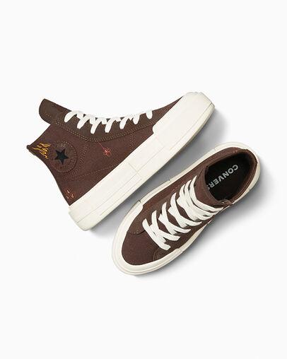 Giày Converse Chuck Taylor All Star Cruise Tiny Tattoos Cổ Cao Nam Nâu