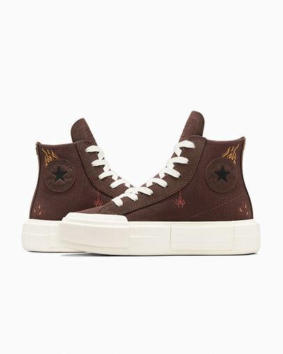 Giày Converse Chuck Taylor All Star Cruise Tiny Tattoos Cổ Cao Nam Nâu