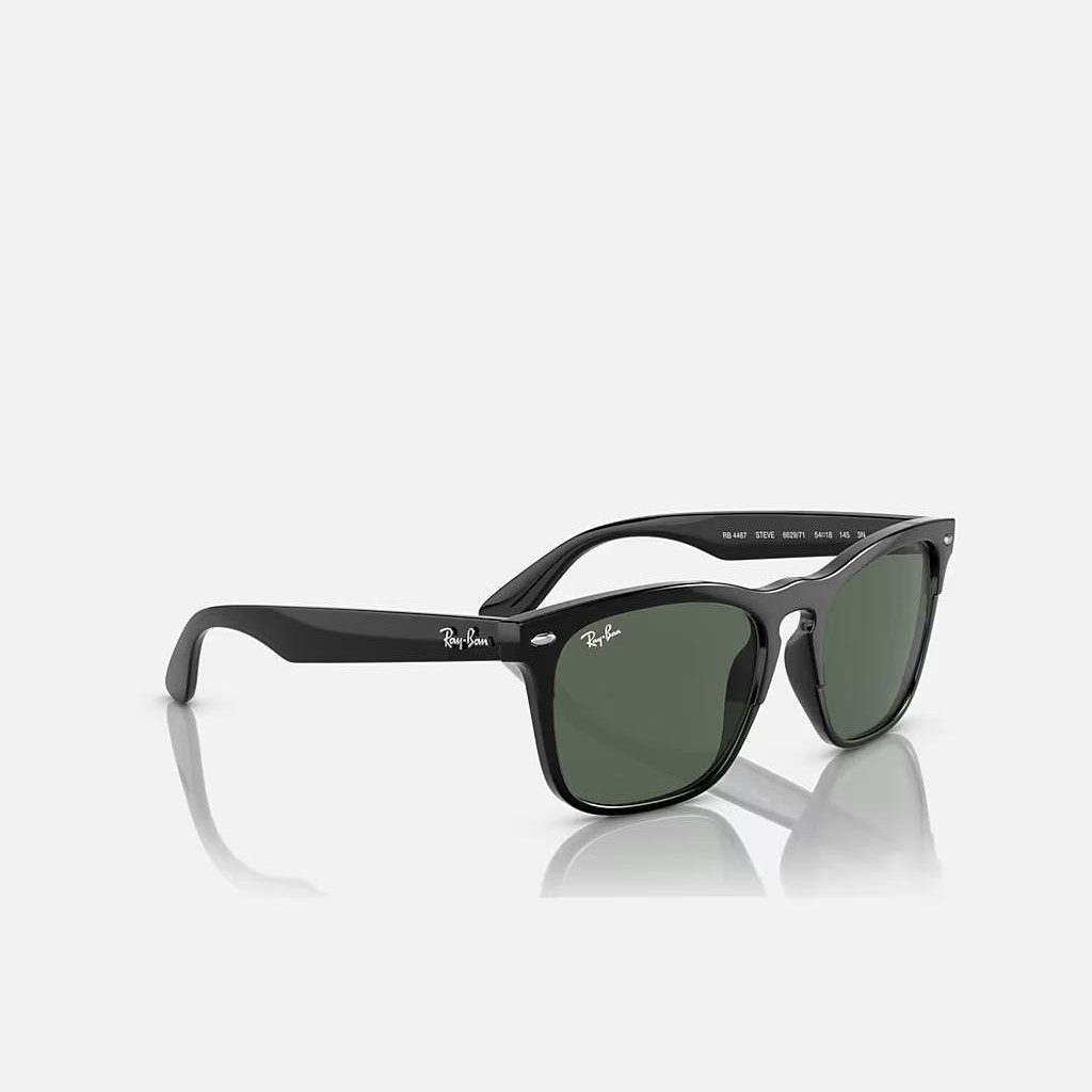 Kính Ray-Ban Steve Đen Xanh Lá