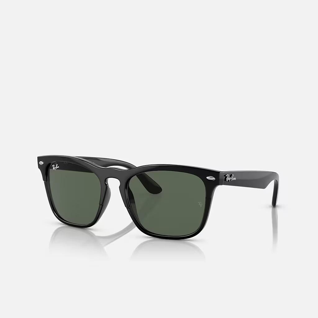 Kính Ray-Ban Steve Đen Xanh Lá