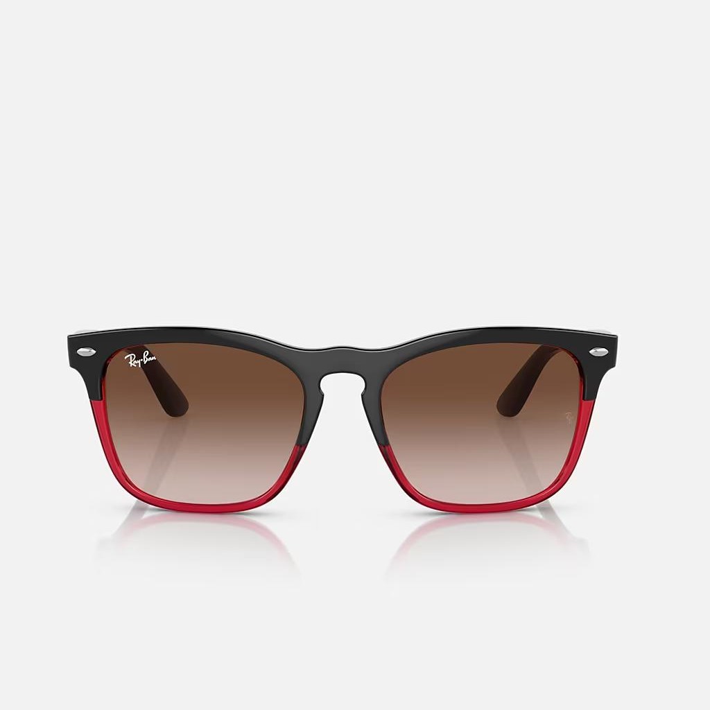 Kính Ray-Ban Steve Xám Đỏ Nâu