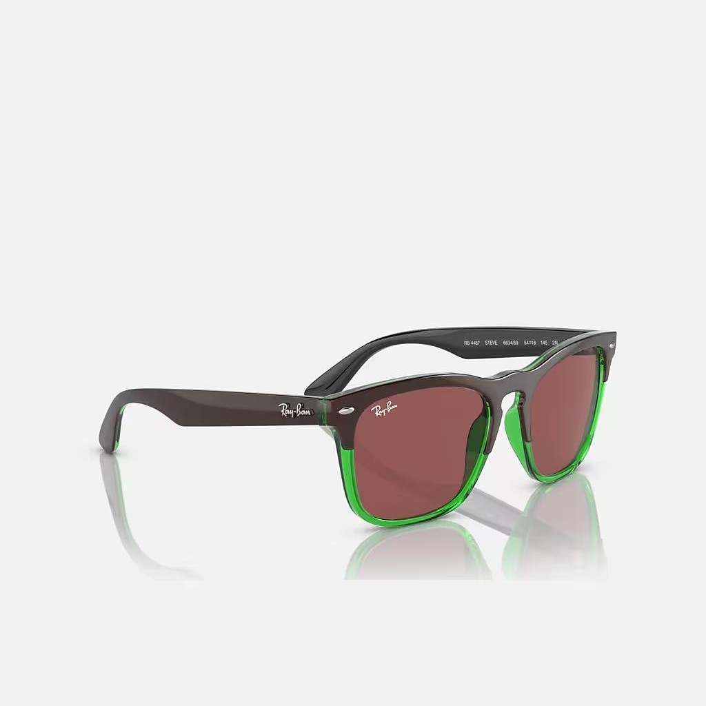 Kính Ray-Ban Steve Nâu Xanh Lá Tím